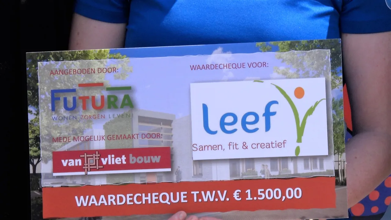 SIRIS Nl Cheque Van Futura Zorg Voor Leef Someren